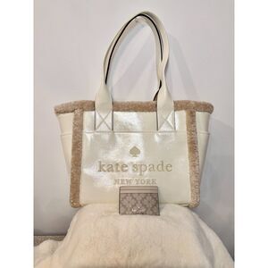 Kate Spade New York Large Tote in with Matching Spade Card Holder - NWT Bundle